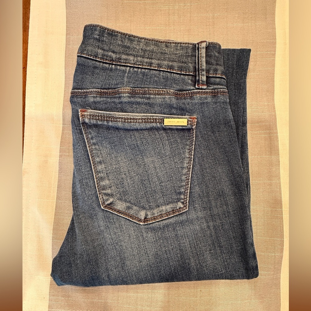 White House Black Market Dark Blue Skinny Cropped Jeans